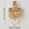 Elegant Wall Sconce Decoration Lamp Bedside Hallway Lighting Luxurious Wall Lamp