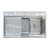 MF7848A Single Bowl Stainless Steel Kitchen Sink with Drainboard