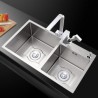 Thickening Stainless Steel Kitchen Sink Handmade Washing Sink