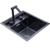 Stainless Steel Invisible Single Bowl Sink Folding Faucet for Kitchen Sink