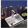 4MM Thick Handcraft Single Groove 304 Stainless Steel Sink Kitchen Basin Single Basin