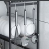 Black Stainless Steel Kitchen Rack Dish Drying Rack Storage Rack Sink Rack