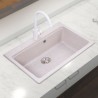 YL7648 Single Bowl Quartz Kitchen Sink Oatmeal Washing Sink