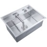 Hidden Kitchen Sink 304 Stainless Steel Invisible Kitchen Sink With Tap