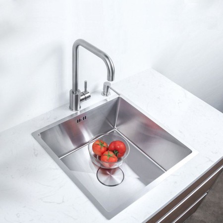 Manual Single Bowl Stainless Steel Kitchen Sink Tank