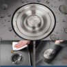 Black Titanium Technology Double Bowl Kitchen Sink Stainless Steel Kitchen Washing Sink