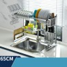 Stainless Steel Kitchenware Storage Rack Dish Drying Rack Kitchen Sink