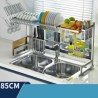 Stainless Steel Kitchenware Storage Rack Dish Drying Rack Kitchen Sink