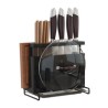 Punch Free Kitchenware Rack Stainless Steel Kitchen Rack Knife Rack