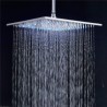 12 Inch Chrome Rain Shower Head with Brass LED Shower Head