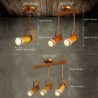 Nordic Ceiling Spotlight Bamboo Tube Spotlight Industrial Clothing Shop Coffeehouse Bar Lighting