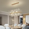 LED Fireworks Pendant Light Contemporary Hanging Lamp For Dining Room, Living Room, and Bedroom