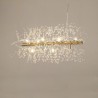 LED Fireworks Pendant Light Contemporary Hanging Lamp For Dining Room, Living Room, and Bedroom