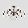 Electroplating Living Room Bedroom Dining Room Office Lighting Modern LED Chandelier