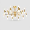 Electroplating Living Room Bedroom Dining Room Office Lighting Modern LED Chandelier