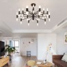 Electroplating Living Room Bedroom Dining Room Office Lighting Modern LED Chandelier