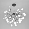 Contemporary LED Chandelier Tree Branch Shape Living Room Bedroom Study Light Firefly Pendant Light