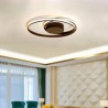 Double Round LED Ceiling Light For Living Room Bedroom