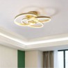 3 Ring Ceiling Lamp Modern LED Ceiling Light For Living Room Bedroom