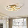 3 Ring Ceiling Lamp Modern LED Ceiling Light For Living Room Bedroom