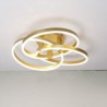 3 Ring Ceiling Lamp Modern LED Ceiling Light For Living Room Bedroom