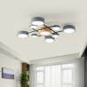 For Living Room, Modern LED Ceiling Light Splicing Quadrilateral Ceiling Lamp