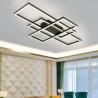 Geometric Square Ceiling Lamp For Bedroom Living Room Modern LED Ceiling Light