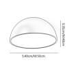 Creative LED Ceiling Cover Light For Bedroom Loft Modern Half Dome Ceiling Light