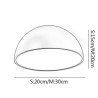 Creative LED Ceiling Cover Light For Bedroom Loft Modern Half Dome Ceiling Light