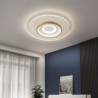 Round LED Ceiling Light Modern Flush Mount Lighting Fixture