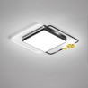 Square Acrylic Flush Mount Ceiling Lighting Fixture Nordic LED Ceiling Light