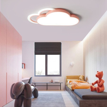 Cloud Shape LED Light Flush Mount Ceiling Light For Children's Room