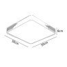 Square LED Ceiling Light Modern Flush Mount Ceiling Light