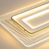 Minimalist Acrylic Ultrathin Ceiling Lamp Rectangular LED Flush Mount Ceiling Light