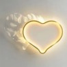 For Girls Room, Modern LED Light Heart Shape Flush Mount Ceiling Light