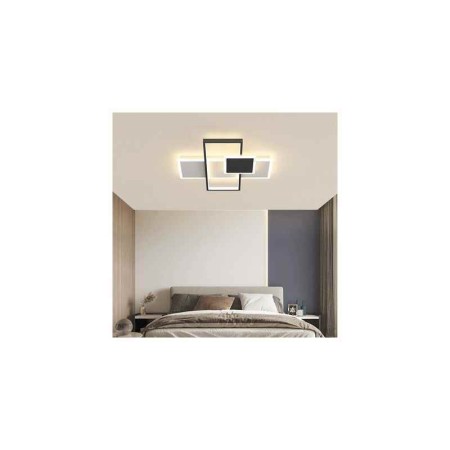 Square Acrylic Flush Mount Ceiling Light Fixture For Office Modern LED Ceiling Lamp