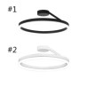 Circle Lighting Lamp with Acrylic Lamphade Modern LED Flush Mount Ceiling Light Fixture