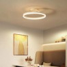 Circle Lighting Lamp with Acrylic Lamphade Modern LED Flush Mount Ceiling Light Fixture