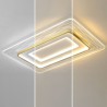 Minimalist Acrylic Ultrathin Ceiling Lamp Rectangular LED Flush Mount Ceiling Light