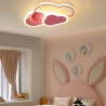 Children's Room Flush Mount Ceiling Light Modern Creative Acrylic LED Light Cloud Shape