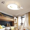 Dolphin-Patterned Dimmable LED Ceiling Light Children's Bedroom Ceiling Fixture