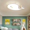 Dolphin-Patterned Dimmable LED Ceiling Light Children's Bedroom Ceiling Fixture