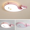 Dolphin-Patterned Dimmable LED Ceiling Light Children's Bedroom Ceiling Fixture