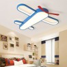 For Boys Room, Modern Airplane Shaped LED Flush Mount Ceiling Light Fixture