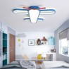 For Boys Room, Modern Airplane Shaped LED Flush Mount Ceiling Light Fixture